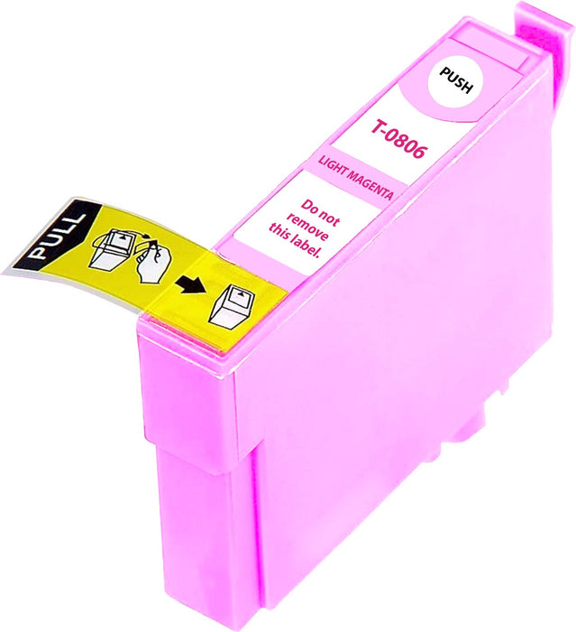 Compatible Epson Light Magenta PX720WD Ink Cartridge (T0806)