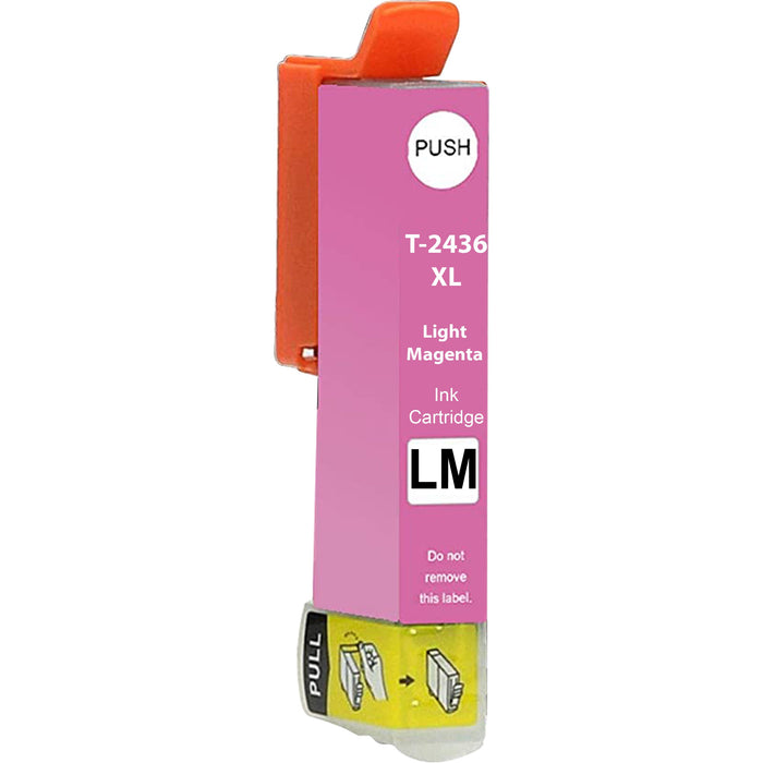 Compatible Epson Light Magenta XP-750 Ink Cartridge (T2436 XL)