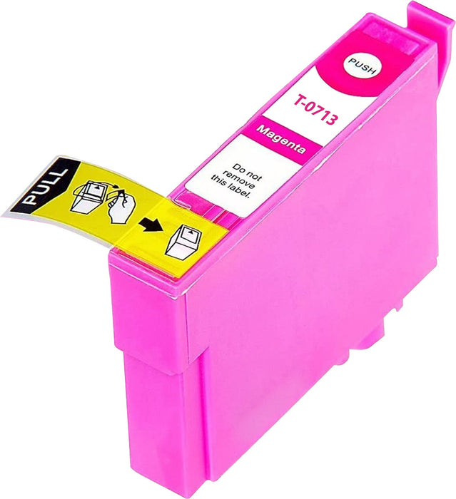 Compatible Epson Magenta DX400 ink cartridges (T0713)