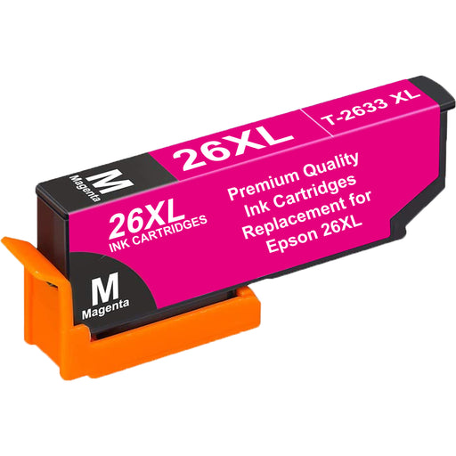Compatible Epson 26XL T2633XL High Capacity Ink Cartridge - 1 Magenta