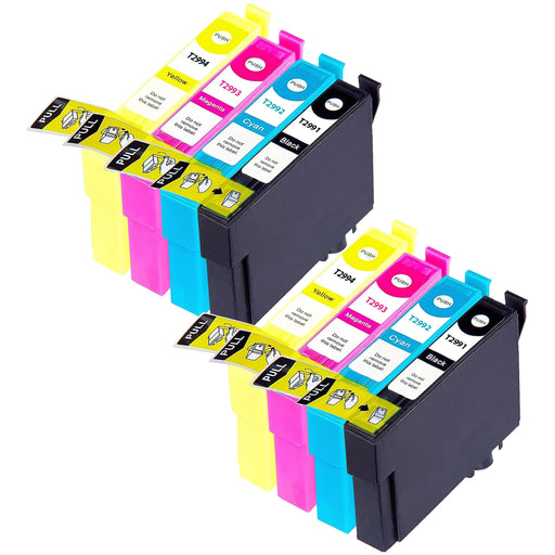 Compatible Epson 29XLMultipack High Capacity Ink Cartridges - Pack of 6 - 1 Set & 2 Black