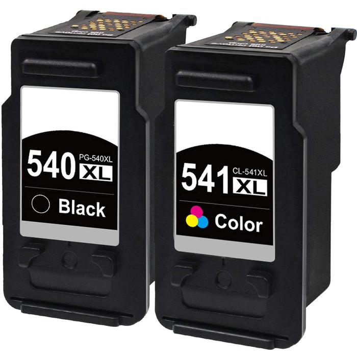 Canon PG-540XL / CL-541XL Ink - Pack of 2 Black Value Multipack High Capacity PG-540XL / CL-541XL Compatible Ink Cartridges