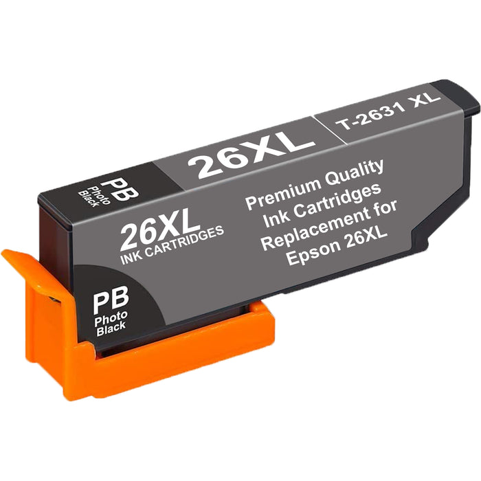 Compatible Epson 26XL T2631XL High Capacity Ink Cartridge - 1 Black