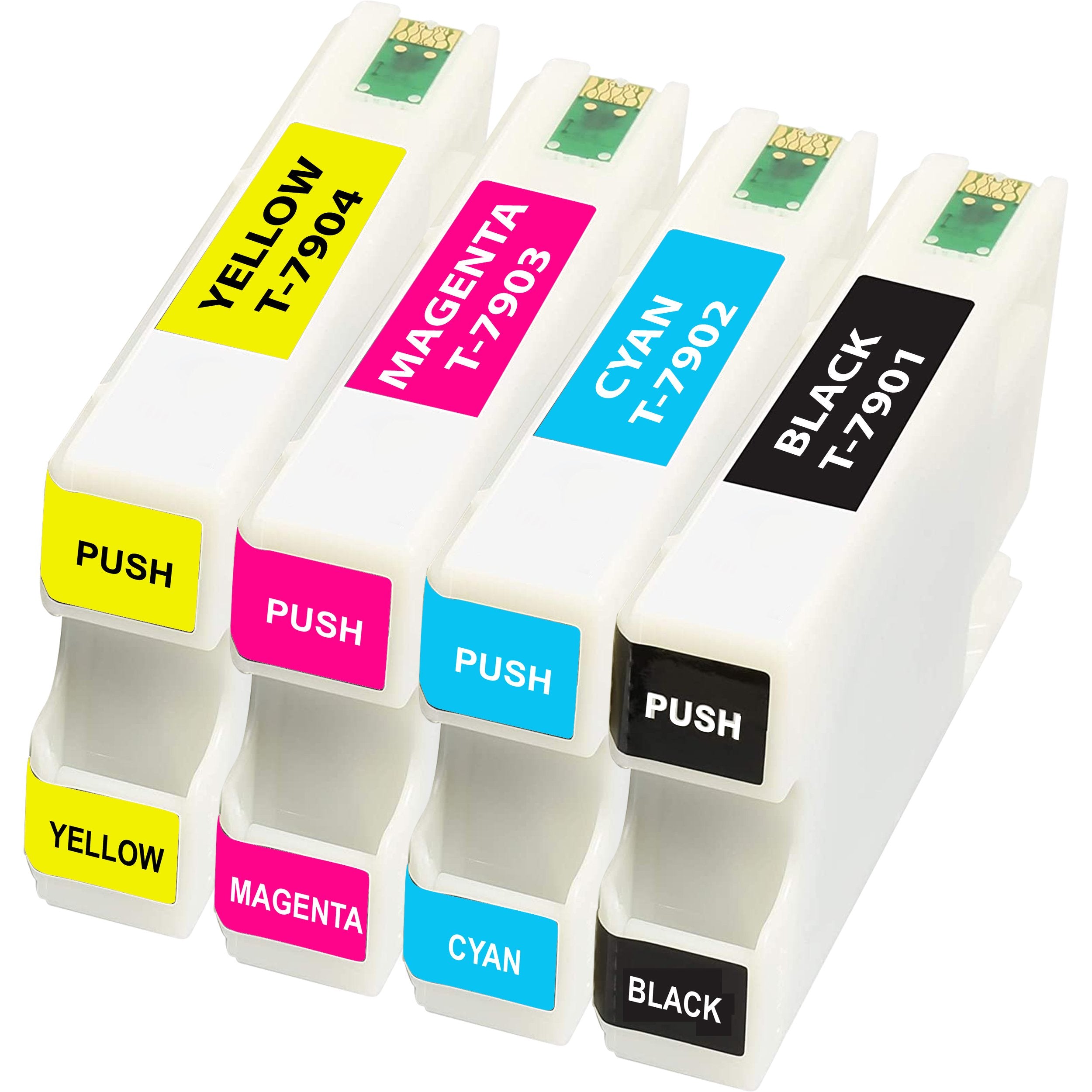 Epson WorkForce Pro WF-4640DTWF Ink - Pack of 4 Value Pack. High Capacity 79XL Compatible Ink Cartridge