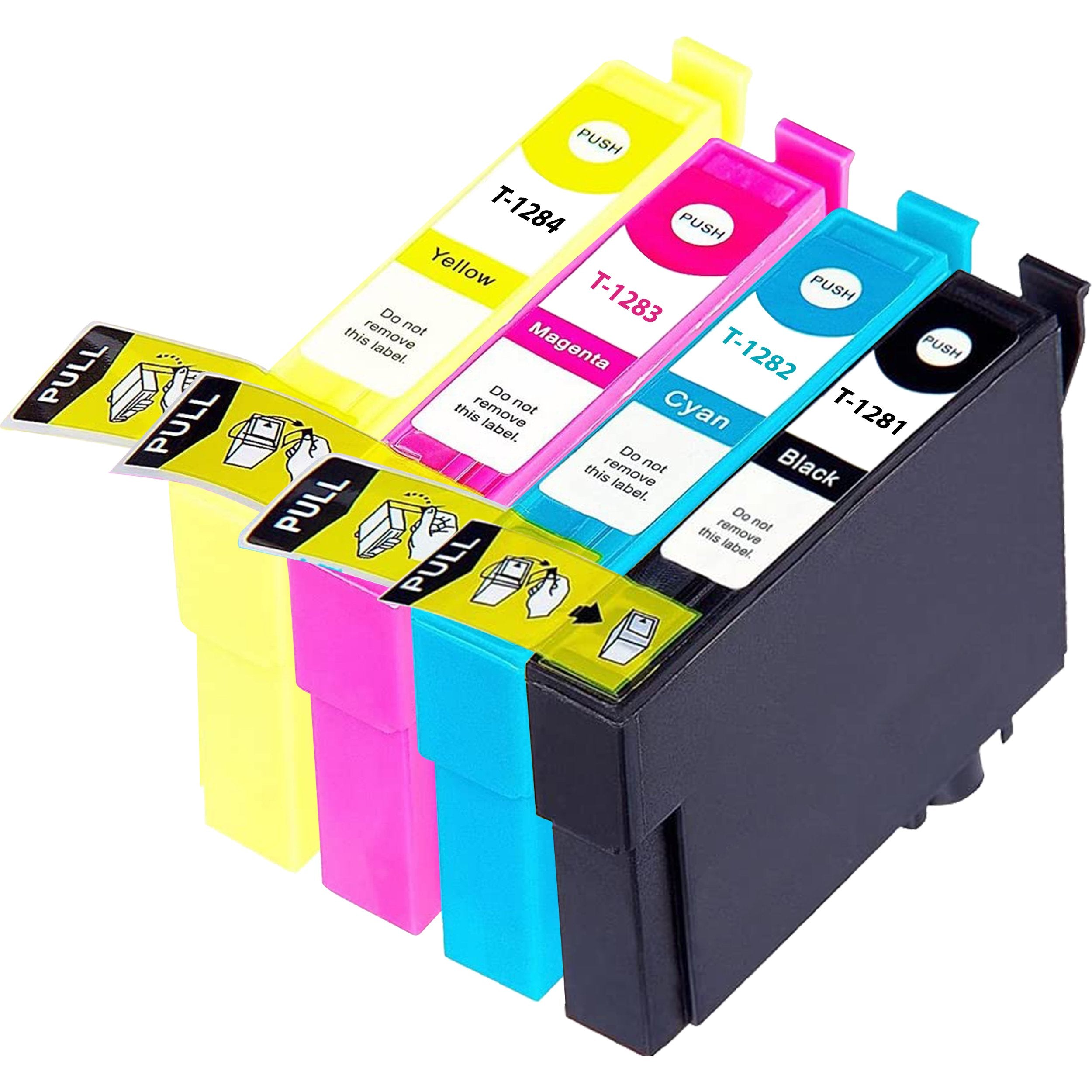 Epson SX125 Ink - Pack of 4 Value Multipack. High Capacity T1285 Compatible Ink Cartridge