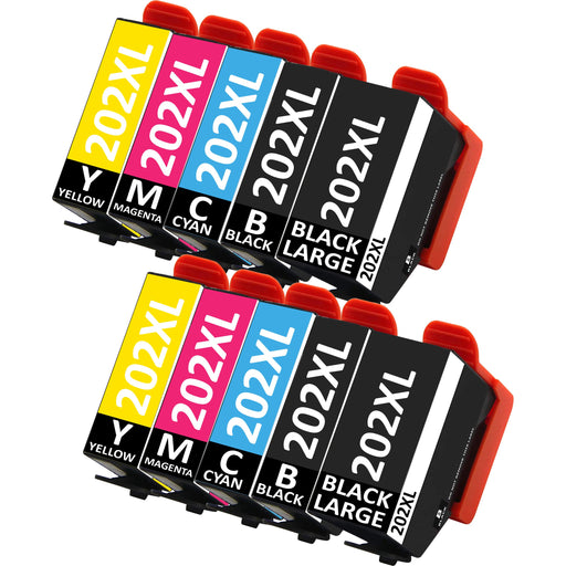 Compatible Epson XP-6000 Black / Cyan / Magenta / Yellow / Black Large - Pack of 10 - 2 Sets