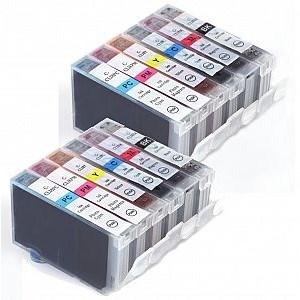 Canon MP970 Ink - Pack of 14 2 Packs Value Multipack High Capacity PGI-5 / CLI-8 Compatible Ink Cartridges
