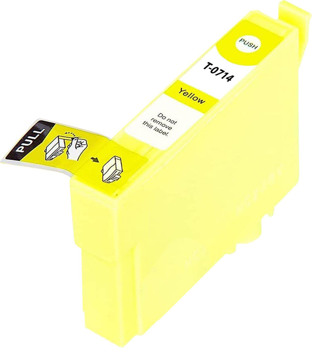 Compatible Epson Yellow SX215 ink cartridges (T0714)