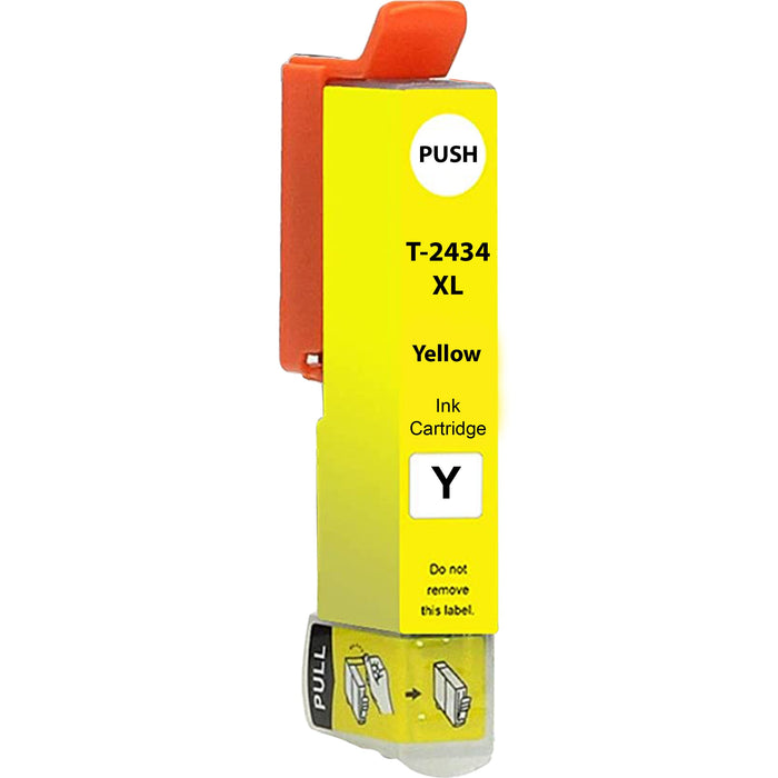 Compatible Epson Yellow XP-760 Ink Cartridge (T2434 XL)