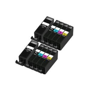 Canon MP990 Ink - Pack of 10 2 Packs Value Multipack High Capacity PGI-520XL BK / CLI-521XL Compatible Ink Cartridges