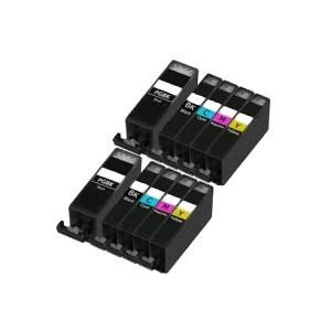 Compatible Canon 2 Sets of 5 iP4300 Ink Cartridges (PGi-5/CLi-8)