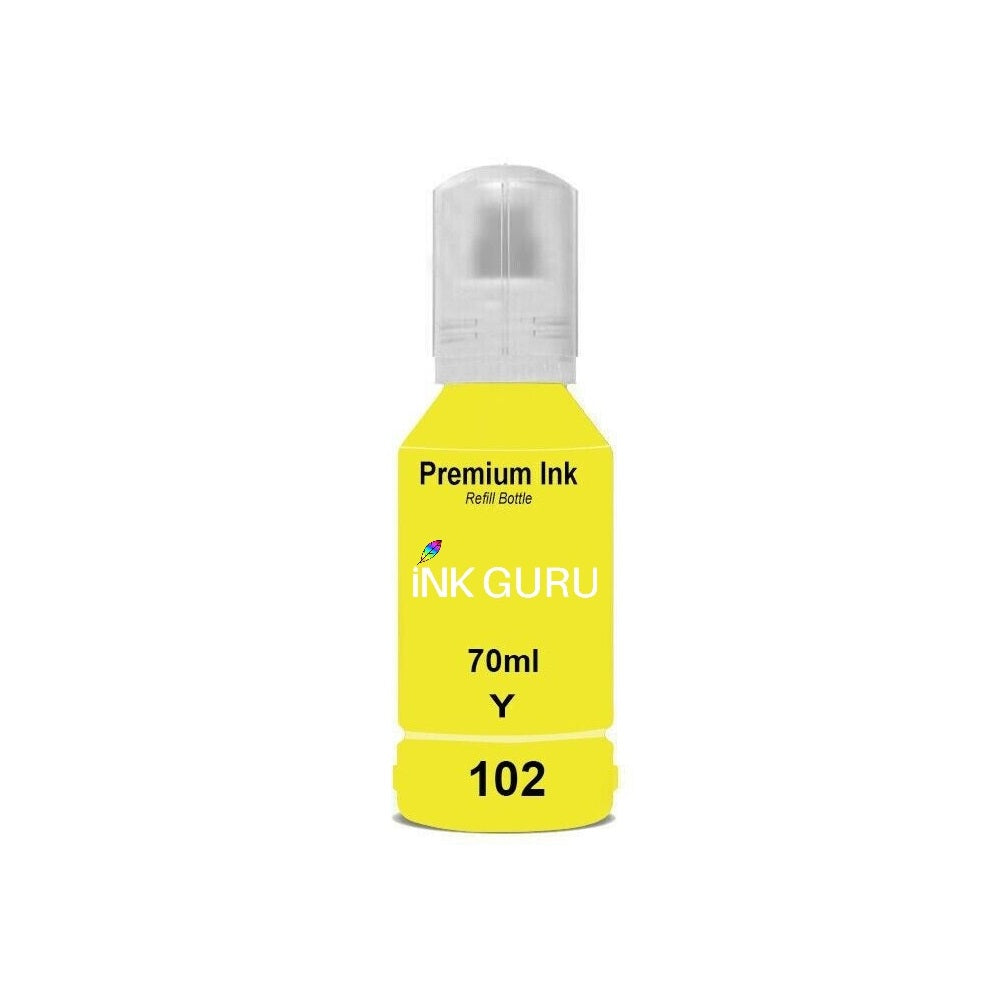 Epson Ecotank ET-3850 Yellow Ink - Ecotank 102 Compatible Ink Cartridge