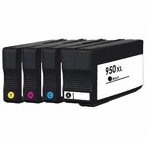 HP OfficeJet Pro 8660 Ink. Pack of 4 Value Multipack. High Capacity 950/951XL Compatible Ink Cartridges