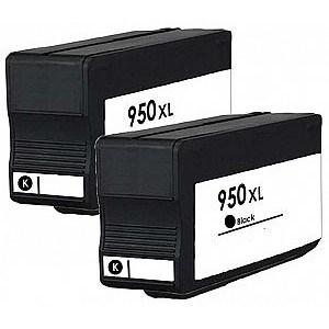 Compatible HP 2 Black 8640 Ink Cartridges (950XL)