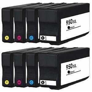 Compatible HP 2 Sets of 8640 Ink Cartridges (950/951XL)