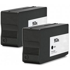 HP OfficeJet Pro 8210 Black Ink. Pack of 2 Black Value Pack. High Capacity 953XL BK Compatible Ink Cartridges