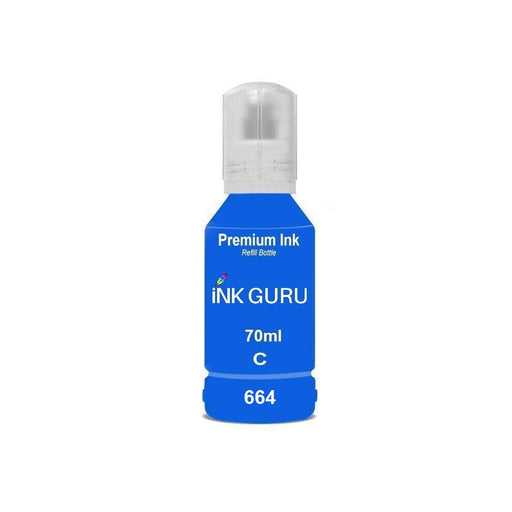 Epson Ecotank ET-2650 Cyan Ink - Ecotank 664 Compatible Ink Cartridge