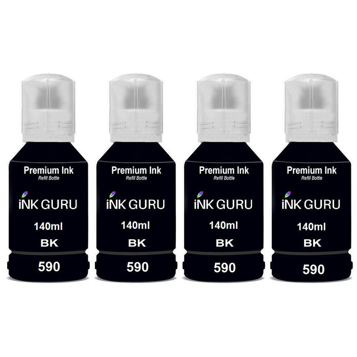 Compatible Canon Pixma G1500 Black Ink Cartridge Pack of 4