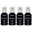 Compatible Canon Pixma G3501 Black Ink Cartridge Pack of 4
