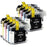 Compatible Brother 2 Sets of 4 DCP-J562DW ink cartridges (LC223 XL)