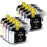 Compatible Brother 2 Sets of 4 MFC-J4620DW ink cartridges (LC223 XL)
