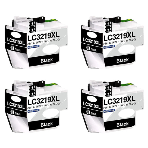 Compatible Brother 1 Set of 4 Black LC3217/3219 Ink Cartridges