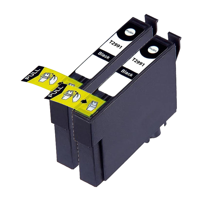 Compatible Epson 2 Black BX305FW Ink Cartridges (T1291)