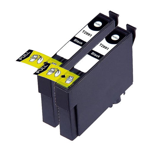 Epson B42WD Black Ink - Pack of 2 Black T1291 Compatible Ink Cartridge